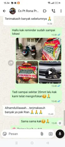 Testimonial Papan Bunga duren sawit