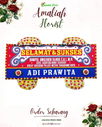 Karangan Bunga Ucapan Selamat duren sawit